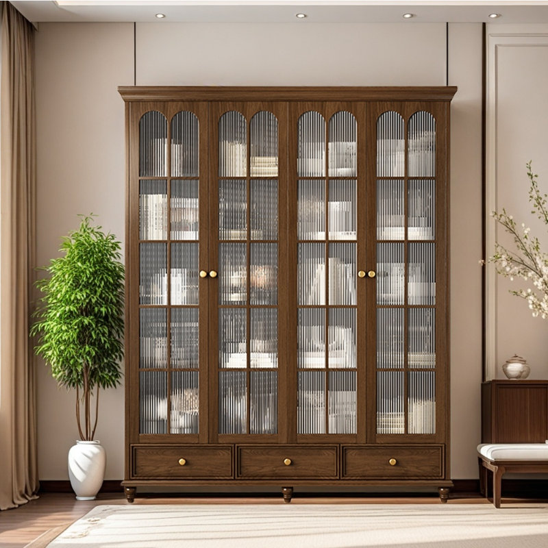 Modern minimalist style bookcase, Brown