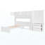 Lit plateforme simple en bois avec bureau, armoire, armoires, tiroirs et tablettes, blanc-825982464-825982469-825982476