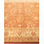 Tapis orange en laine noué à la main de conception unique 8 pi 3 po x 10 pi 8 po Hayner