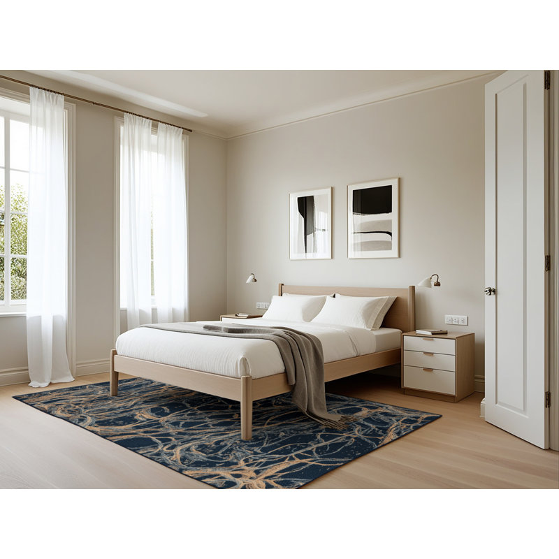 Tapis gris lavable à la machine, Rectangle 5 pi x 7 pi