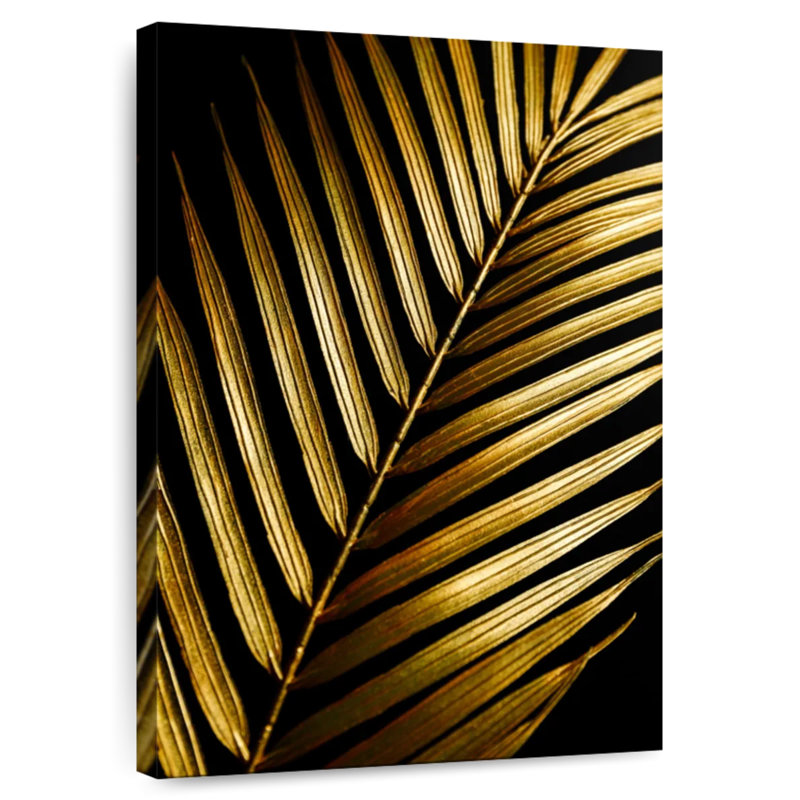 Feuille de palmier doré Harnek, H 24 po x l 16 po