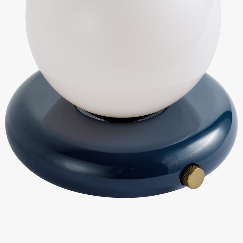 Valencia Portable Table Lamp, Navy