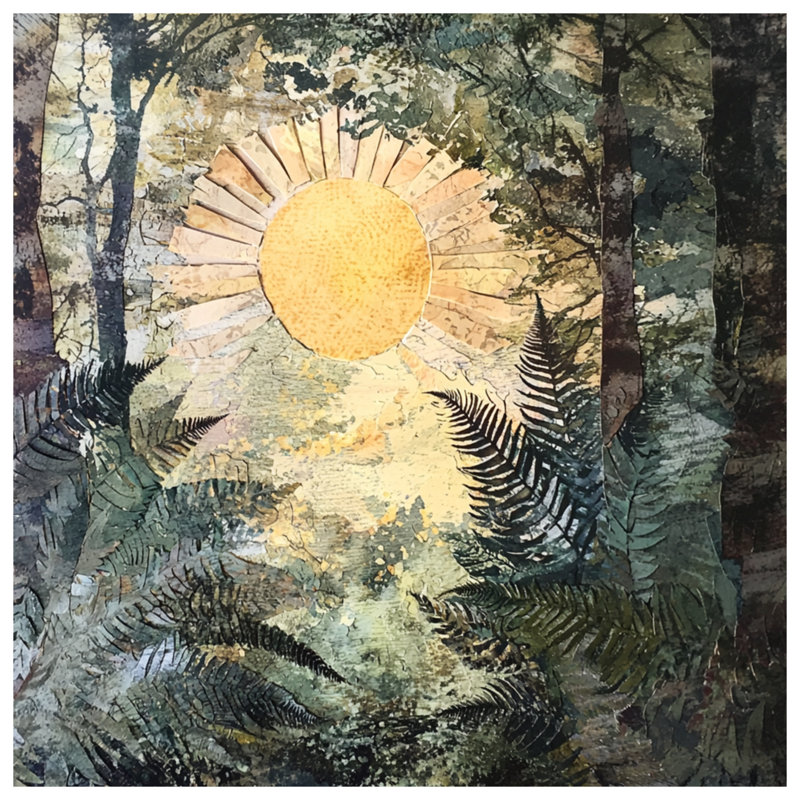 Sunlight Through Ferns Comforter, Twin Extra Long