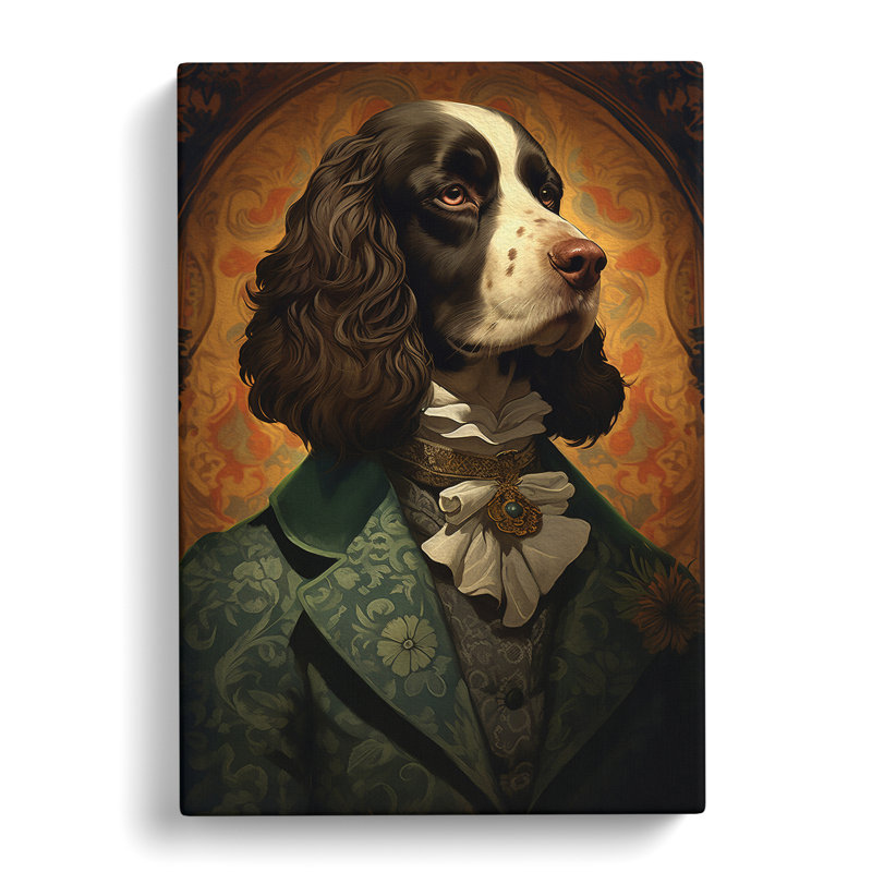 English Springer Spaniel Nouveau - Print, 60cm H x 40cm W x 3cm D