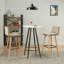 Richins Round Metal Base Dining Table-38837769