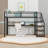 Twin XL Loft Bed With Built-In LED Lighting, Desk, USB Ports And Storage Stairs