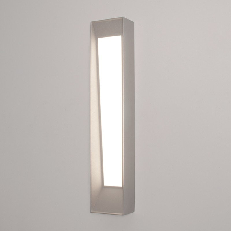 Plafonnier encastré 1 lumière del Janay, Gris texturé, H 36 po x l 7 po x P 4,5 po