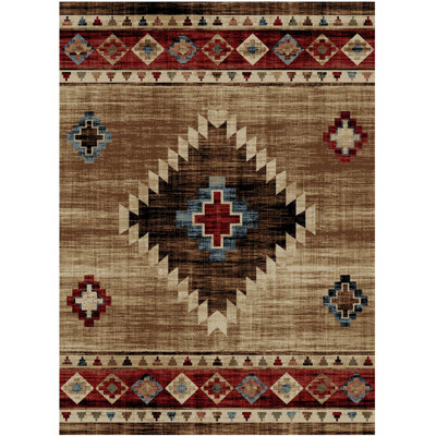 Tapis en polypropylène tissé à la machine Alleyna