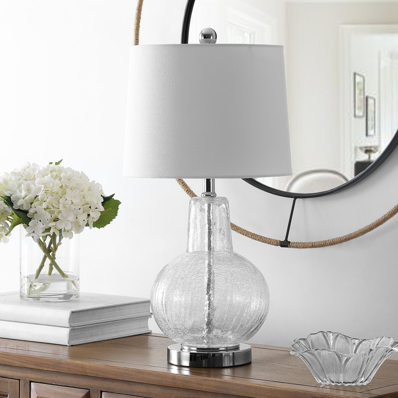 Avinell 24" Table Lamp, Silver