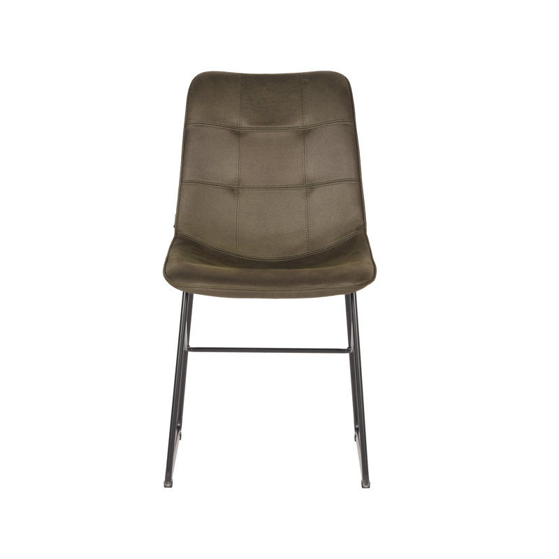 Nueva Vista 50cm H Microfiber / Microsuede Upholstered Side Chair, Army