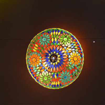 Chewelah Glass Flush Mount