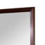 Miroir Leeanah au fini cerisier brun