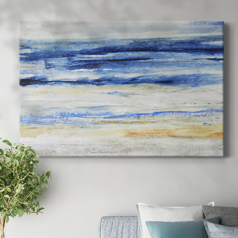 Toile tendue Choppy Seas II-Gallery, H 12 po x l 18 po
