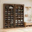 Rangement pour chaussures 71 pouces, grande armoire à chaussures de 71 cubes avec présentoir arqué