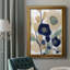 «Blue Poppy Cascade I», toile encadrée de qualité supérieure - prête à être accrochée-607866736