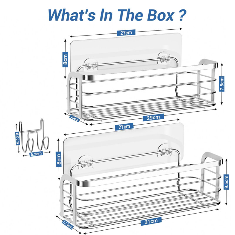Cristain Stainless Steel Shower Caddy