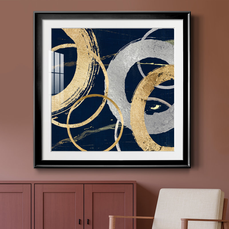 Cheval et poulain - peinture encadrée, H 26,5 po x l 26,5 po x P 1,5 po, Cadre noir