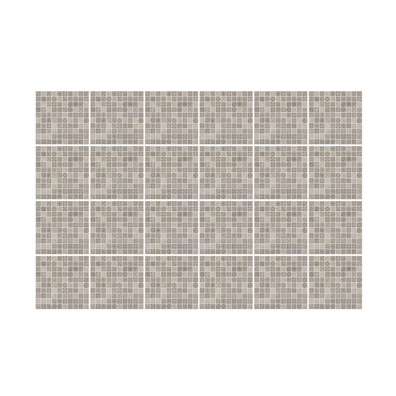 Garton 15cm W x 15cm L Vinyl Peel and Stick Mosaic Tile