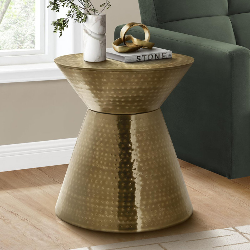 Table d'appoint, Doré