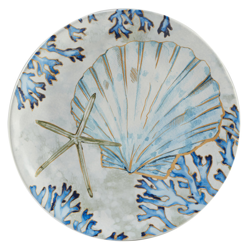 Playa Shells Set Of 4 Salad Plate