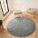 Round Arold Solid Colour Area Rug