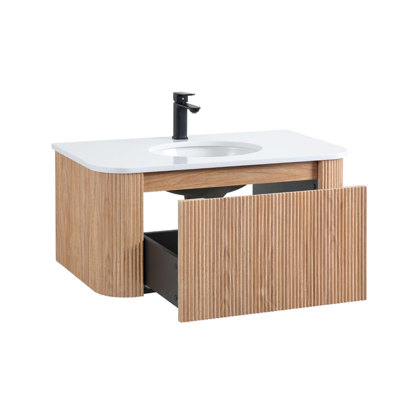 Meuble-lavabo mural 36 po avec lavabo Arcora