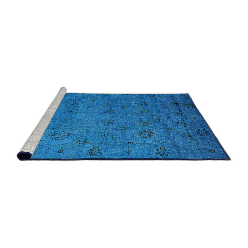 Floral Indoor Rug, Round 4'