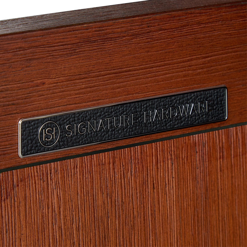 Elmdale 48" Mahogany Freestanding Vanity Cabinet with Hidden Drawers