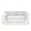 Lit plateforme double avec tiroirs, station de charge, DEL-1217621219