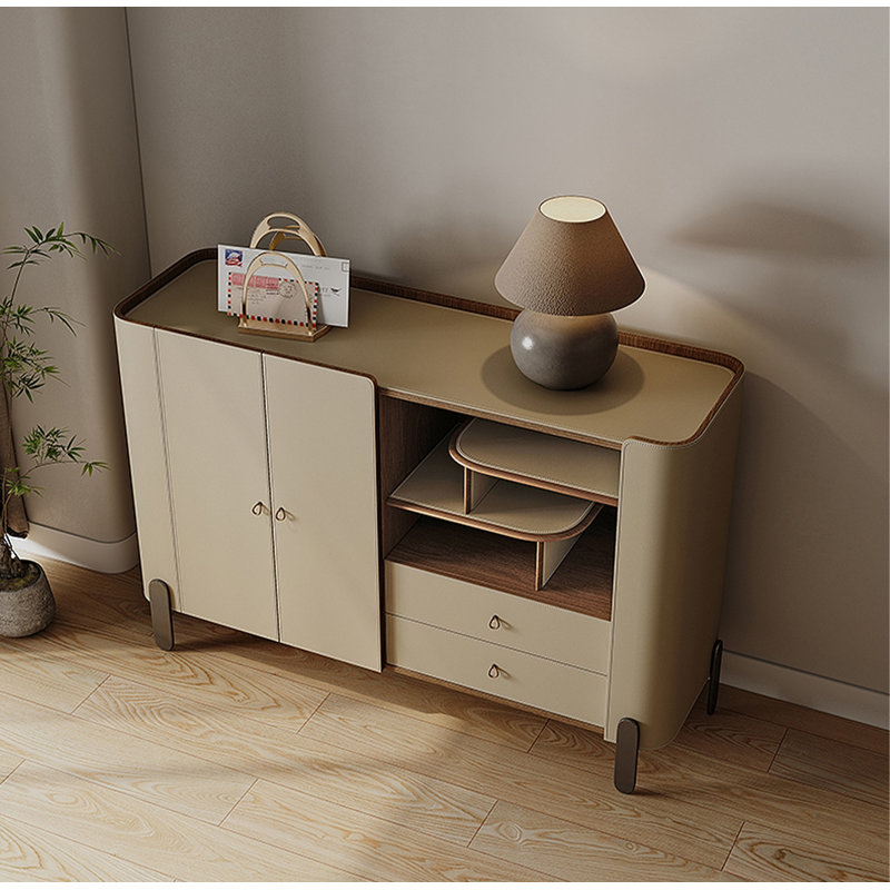 Buffet multifonctionnel de style rétro, H 34,6 po x l 47,2 po x P 15,7 po