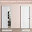 Porte intérieure en composite 2 panneaux-125964365