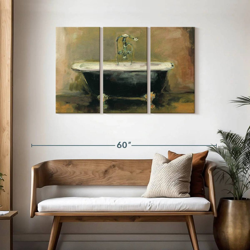 Baignoire rétro Kerrick I Light, H 28 po x l 45 po