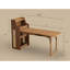 Ensemble table et meuble escamotable en rotin avec chargeur USB-979580748