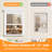 Semi-Circular Balcony Cat Expandable Window Enclosure For Indoor Cats