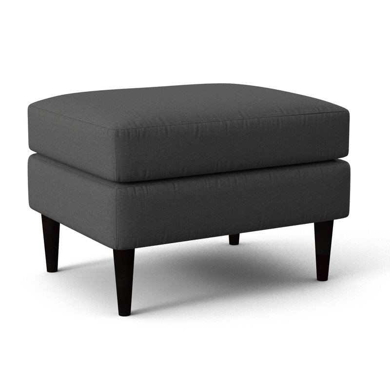 Potter Ottoman, Azure Polyester 71551L51, City Dark