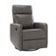 Fauteuil inclinable manuel pivotant en cuir végétalien de 26,4 po Phedra-720832656
