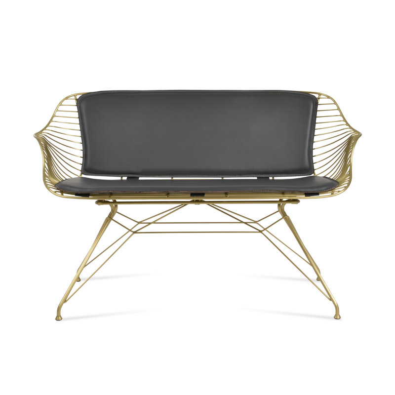 Zebra Sofa, Gray Polyester Blend