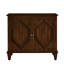 Buffet 33,6 po en bois rétro avec rangement, armoires de présentation géométriques symétriques, console média pour salon / vestibule / salle à manger / cuisine, noyer