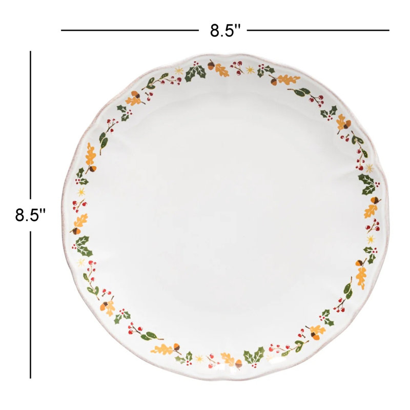 Fine Stoneware Salad/Dessert Plate