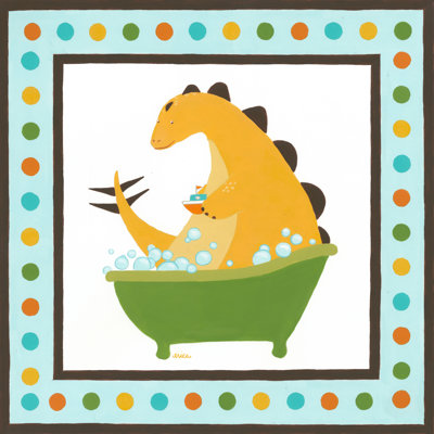 Daughtrey Rub-a-dub Dino IV - Painting on Canvas