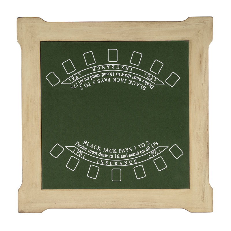 Vincent Multi-Game Card Table, Antique Beige
