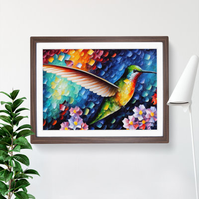 Hummingbird Vol.4 Abstract - Single Picture Frame Painting