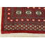 Tapis oriental rouge en laine noué à la main 5 pi 11 po x 9 pi Bokhara