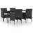  Garden Dining Set Grey And Black-1472754161-1472754162-1472754125