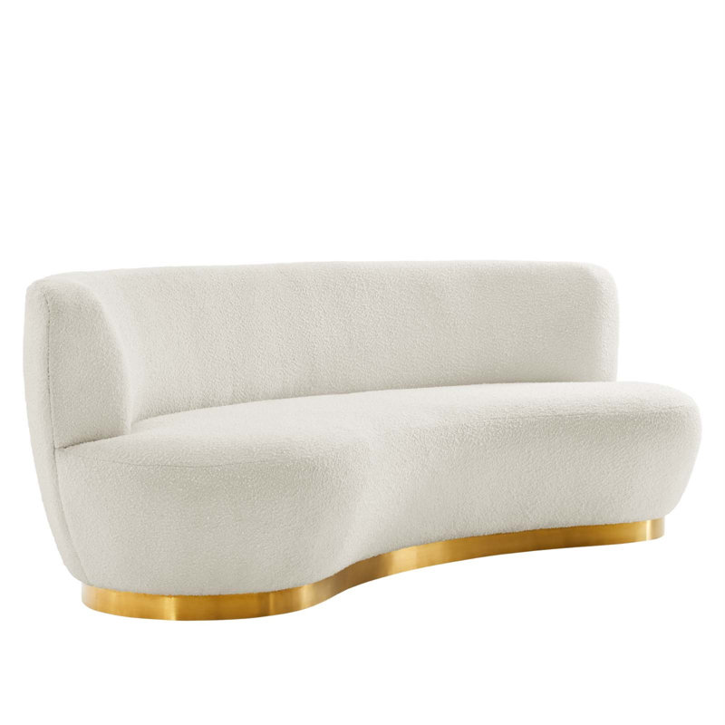 Canapé Modway Kindred Boucle, Or