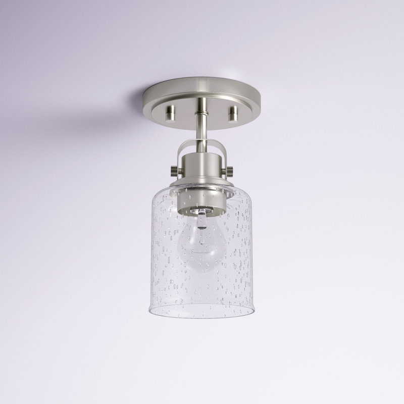 Tyringham Flush Mount, Brushed Nickel