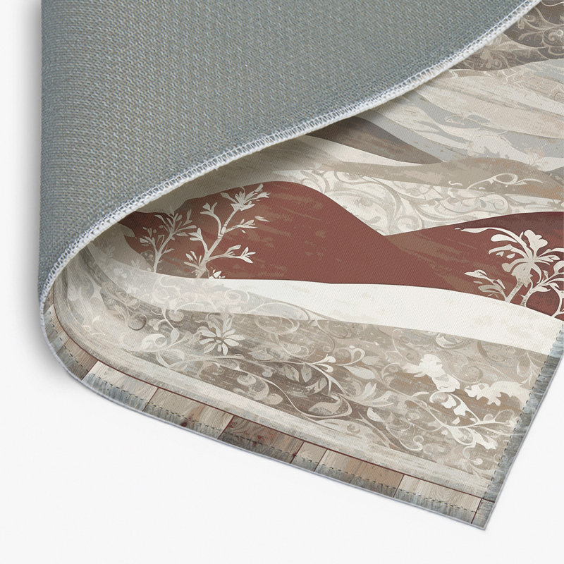 Tapis intérieur et extérieur Shadow Bloom, Rectangle 9 pi x 12 pi