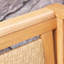 Balancelle en teck avec coussin Blaine-2095279563