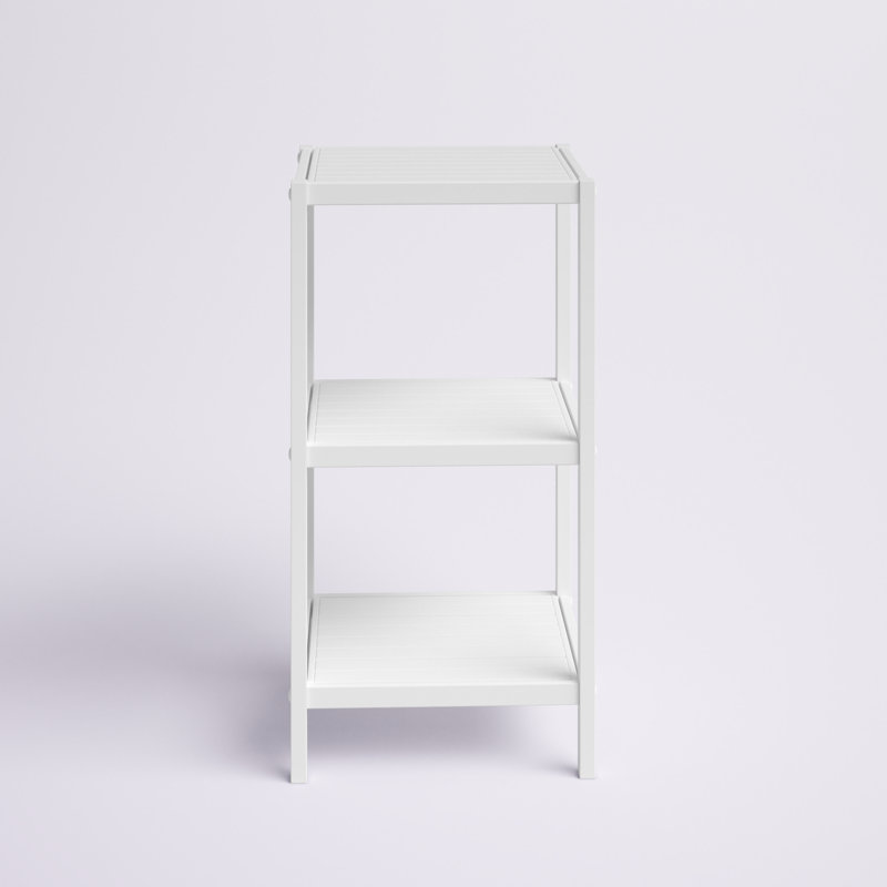 Nicieza Solid Wood Bathroom Shelves, White