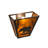 Rustic Lodge Flush Mounted Sconce